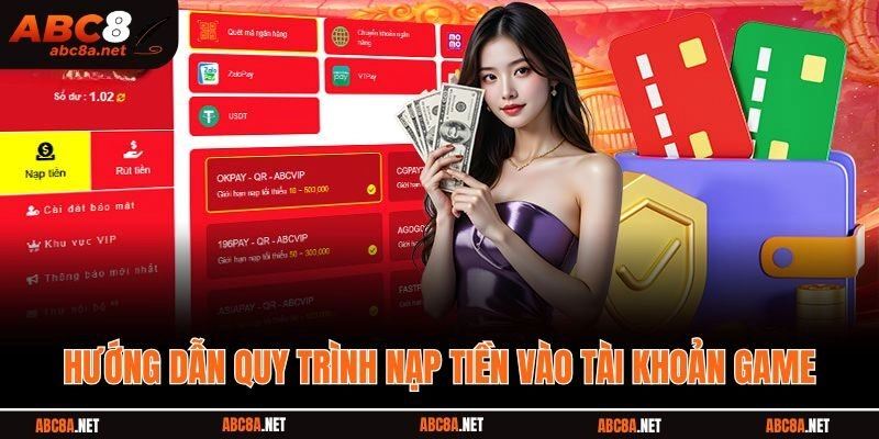 Hướng dẫn nạp tiền ABC8